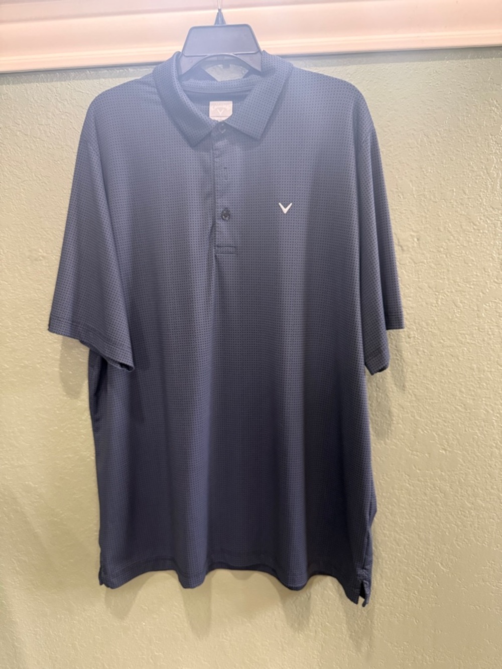 Callaway Men's Dark Navy Golf Polo with Subtle Logo